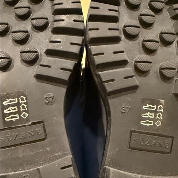 Sezane Albane Navy and White Loafers 37 EUC - Picture 8 of 8